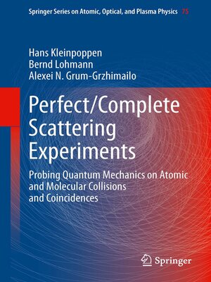 cover image of Perfect/Complete Scattering Experiments
